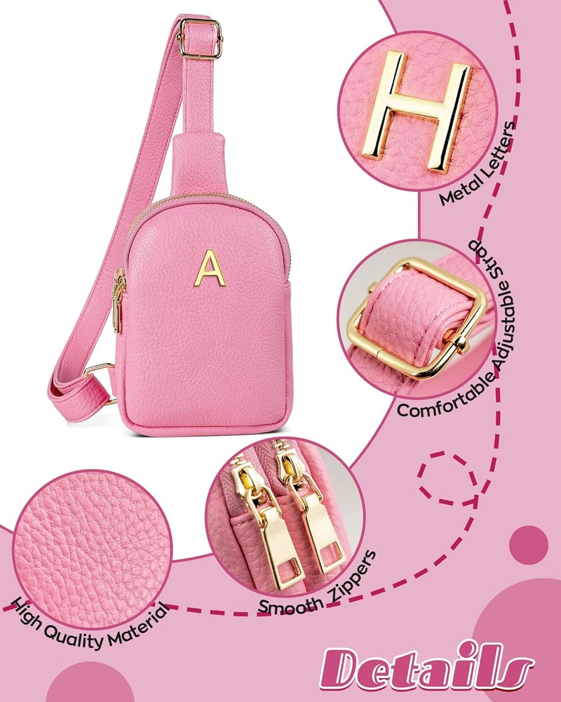 Freesya Store Gifts for 8 9 10 11 12 13 14 15 16 Year Old Girls, Initial Crossbody Bag for Girls, Birthday Gifts for Daughter Granddaughter, Tween Teen Girls Trendy Stuff, Graduation Gifts for 5th 8th Grade - Image 3